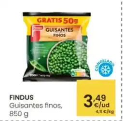 Aliprox FINDUS Guisantes finos oferta