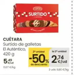 Aliprox CUÉTARA Surtido de galletas El Auténtico oferta