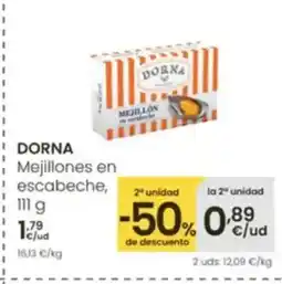 Aliprox DORNA Mejillones en escabeche oferta