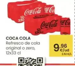 Aliprox COCA COLA Refresco de cola original o zero oferta