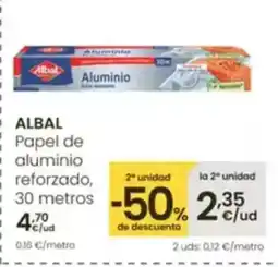 Aliprox ALBAL Papel de aluminio reforzado oferta
