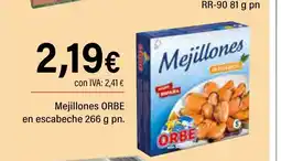 Cash Ifa ORBE Mejillones en escabeche oferta
