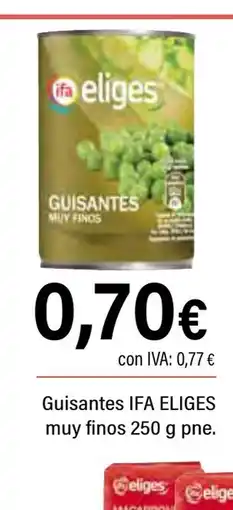Cash Ifa IFA ELIGES Guisantes muy finos oferta