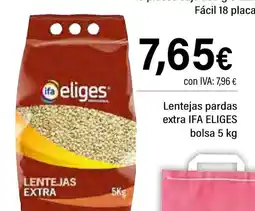 Cash Ifa IFA ELIGES Lentejas pardas extra oferta