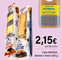 Cash Ifa MANDUL Cake Marble o Natur oferta