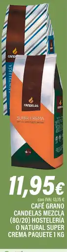 Cash Ifa Café grano candelas mezcla (80/20) hostelería o natural super crema paquete oferta