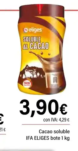 Cash Ifa IFA ELIGES Cacao soluble oferta