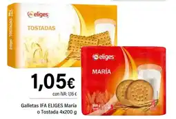 Cash Ifa IFA ELIGES Galletas María o Tostada oferta