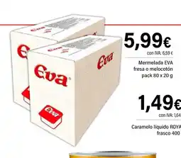 Cash Ifa EVA Mermelada fresa o melocotón oferta