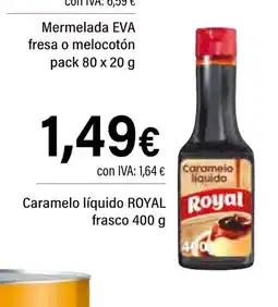 Cash Ifa ROYAL Caramelo liquido frasco oferta