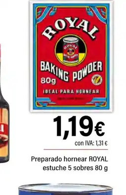 Cash Ifa ROYALPreparado hornear estuche 5 sobres oferta