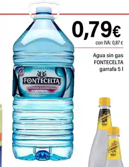 Cash Ifa FONTECELTA Agua sin gas garrafa oferta
