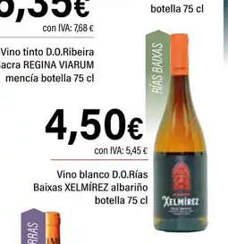 Cash Ifa XELMÍREZ Vino blanco D.O.Rías Baixas albariño botella oferta