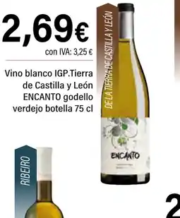 Cash Ifa ENCANTO Vino blanco IGP.Tierra de Castilla y León godello verdejo botella oferta