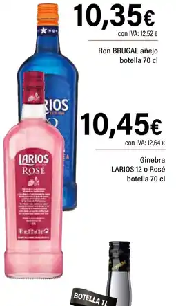 Cash Ifa LARIOS Ginebra 12 o Rosé botella oferta
