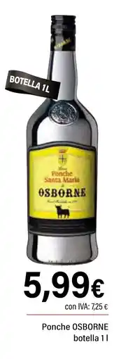 Cash Ifa OSBORNE Ponche botella oferta