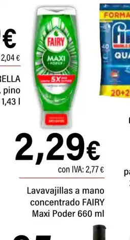 Cash Ifa FAIRY Lavavajillas a mano concentrado Maxi Poder oferta