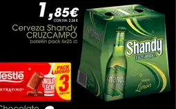 Cash Ifa SHANDY CRUZCAMPO Cerveza oferta