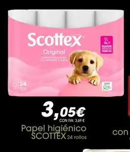 Cash Ifa SCOTTEX Papel higiénico oferta