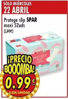 SPAR Spar - protege slip maxi oferta