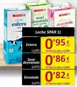 SPAR Spar - leche semi desnatada oferta