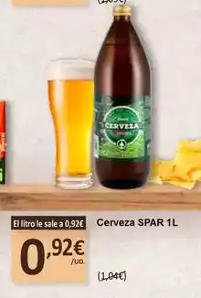 SPAR Spar - cerveza oferta