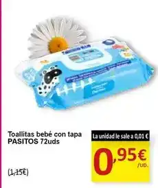 SPAR Pasitos - toallitas bebé con tapa oferta