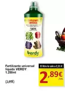 SPAR Universal - fertilizante líquido oferta