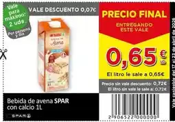SPAR Spar - bebida de avena con calcio oferta