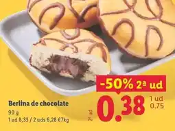 Lidl Berlina de chocolate oferta