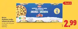 Lidl Baresa - aceitunas verdes rellenas de anchoa oferta