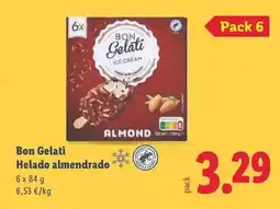 Lidl Bon gelati - helado almendrado oferta