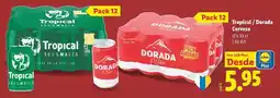Lidl Tropical/dorada - cerveza oferta