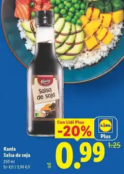 Lidl Kania - salsa de soja oferta