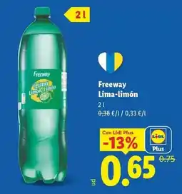 Lidl Freeway - lima-limón oferta