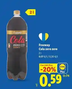 Lidl Freeway - cola zero zero oferta