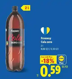 Lidl Freeway - cola zero oferta