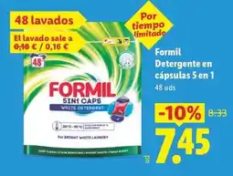 Lidl Formil - detergente en capsulas 5 en 1 oferta