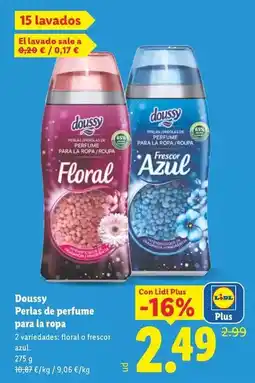 Lidl Doussy - perlas de perfume para la ropa oferta
