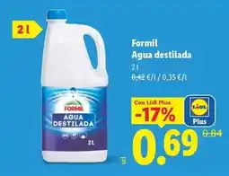 Lidl Formil - agua destilada oferta