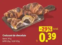 Lidl Croissant de chocolate oferta