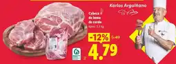Lidl Cabeza de lomo de cerdo oferta