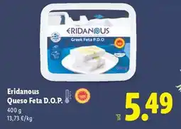 Lidl Eridanous - queso feta d.o.p oferta