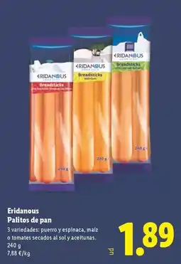 Lidl Eridanous - palitos de pan oferta