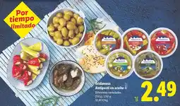 Lidl Eridanous - antipasti en aceite oferta