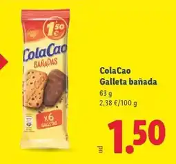 Lidl Cola cao - galleta bañada oferta