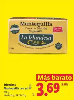 Lidl Irlandesa - mantequilla con sal oferta