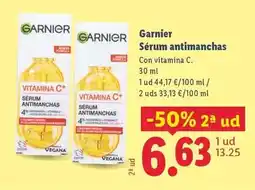 Lidl Garnier - sérum antimanchas oferta