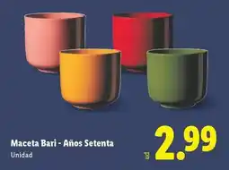 Lidl Maceta bari años setenta oferta