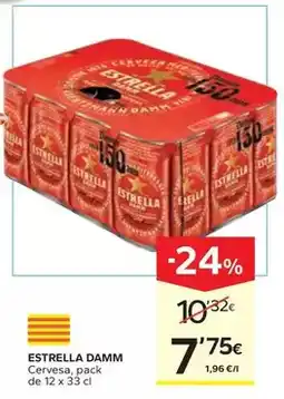 Caprabo Estrella damm - cervesa oferta
